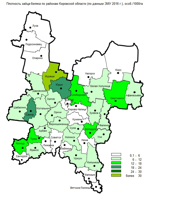 Карта осадков луза